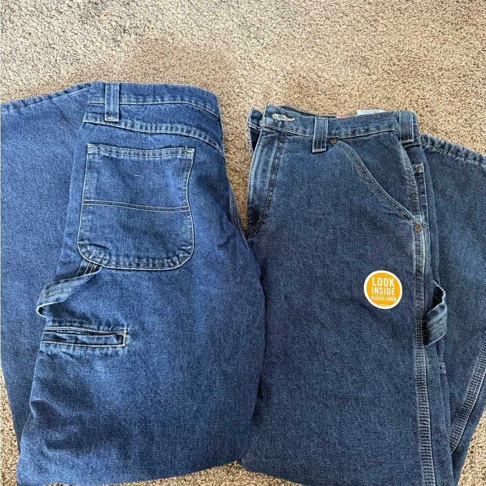 Wrangler Relaxed Fit Denim Jeans - Deep Blue